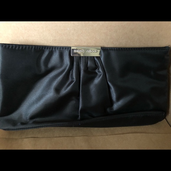 Mario Tricoci Large Black Clutch - Picture 1 of 5